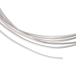 Платина 1м 925 серебряная проволока, круглые, с 1полиуретановой тканью из искусственной замши квадратной формы для полировки серебра, платина, 0.6 мм, 22 датчик, около 3.28 футов (1 м) / рулон