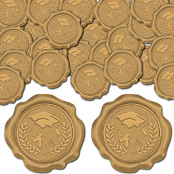 Hat 100шт. клейкие восковые наклейки на тему выпускного, конверт печать украшения, для поделок альбом diy подарок, шляпа, 30 мм