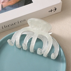 Желтая Старая Ткань  Заколки для волос с когтями из ацетата целлюлозы (смола), старое кружево, 100 мм