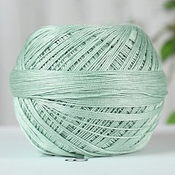 Аквамарин Хлопковые волокна пряжа для вязания, для одежды шарфы свитера шали шапки, аквамарин, 50г/моток, около 317.15 ярдов (290 м) / моток