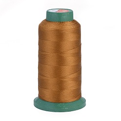 Dark Goldenrod Polyester Sewing Threads, Temperature Heat Resistant Threads, DIY Leather Sewing Craft, Bookbinding, Shoe Repairing, Dark Goldenrod, 0.3mm, 1800m/roll