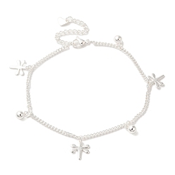 Dragonfly 304 из нержавеющей стали шарм браслеты, обуздать цепи браслеты, стрекоза, 8-5/8 дюйм (22 см), стрекоза: 12x10.5x1 мм