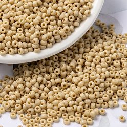 (RR493) Opaque Pear Миюки круглые бусины рокайль, японский бисер, (rr 493) непрозрачная груша, 8/0, 3 мм, отверстие : 1 мм, Около 2111~2277 шт / 50 г