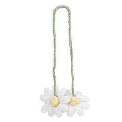 Белый Хлопковые подвески convallaria majalis, для подвесных украшений автомобиля, белые, 320~380 мм