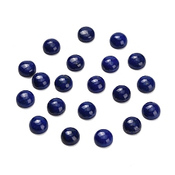 Ляпис-Лазурь Окрашенные натуральные лазури кабушоны, полукруглые / купольные, класс АА, 8.5x3.5~4.5 мм