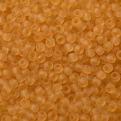 (28F) Silver Lined Frost Dark Sapphire TOHO Round Seed Beads, Japanese Seed Beads, (28F) Silver Lined Frost Dark Sapphire, 11/0, 2.2mm, Hole: 0.8mm, about 1110pcs/bottle, 10g/bottle
