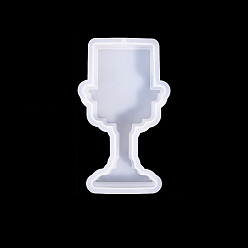 Белый Силиконовые формы для свечей своими руками, для изготовления свечей, белые, 132x80x23 мм