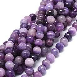 Флюорит Сорт натуральных флюоритовых бусинок, круглые, 8~8.5 мм, отверстие : 1 мм, около 46~49 шт / нитка, 15.55 дюйм (39.5 см)