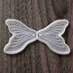 Fish DIY силиконовые формы для кулона, формы для литья смолы, инструменты для производства глиняных ремесел, белые, рыбий хвост, 42x75x4 мм, отверстие : 3 мм, внутренний диаметр: 38x38 мм