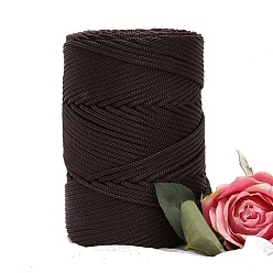 Темно-Серый Пряжа из ткани чинлон, для ручного вязания толстой нити, пряжа для вязания крючком, темно-серый, 4~5 мм