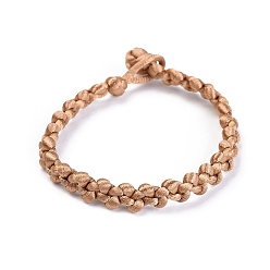 Светло-хаки Плетеные шнуры из нейлона, светлый хаки, 7-1/2 дюйм ~ 7-5/8 дюйм (19~19.5 см), 7.5~8x3.5 мм