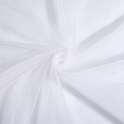 Blanco Tejido de malla de poliéster, para accesorios de ropa, blanco, 2040x1500x0.2 mm