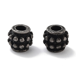 Античное Серебро Столбец 304 из нержавеющей стали бусины, античное серебро, 5x5 мм, отверстие : 1.8 мм