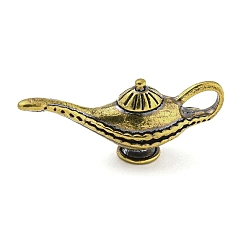 Другие Латунная статуэтка-статуэтка для гостиной, стола, украшения дома, античная бронза, чайник, 17.5x42.5x17.5 мм