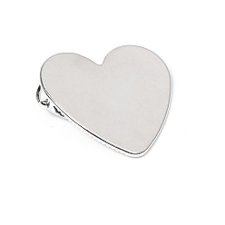 Сердце Сплав зажимами волос, аксессуары для волос для женщин и девочек, сердце, 40x41 мм