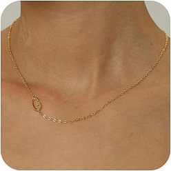 Letter G Латунные начальные звенья цепи ожерелья для женщин, Буква G, 15.75 дюйм (40 см)