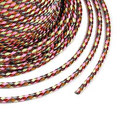 Разноцветный 40m с нейлоновым покрытием 304 плетеные провода из нержавеющей стали, круглые, красочный, 3 мм, 9 датчик, около 131.23 футов (40 м) / рулон