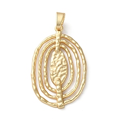 Матовый Золотой Цвет Сплав penadants, овальные, долговечный, без свинца, без никеля и без кадмия, матовый золотой цвет, 73x46x3.5 мм, отверстие : 11.5x5 мм