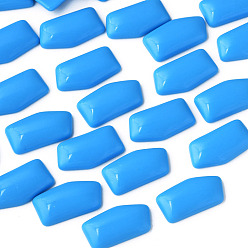 Темно-Голубой Непрозрачные акриловый кабошоны, самородки, глубокое синее небо, 27x14.5x5 мм, Около 300 шт / 500 г