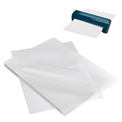 Прозрачный Прямоугольные пластиковые листы для ламинирования, прозрачные, 306x221x0.3 мм