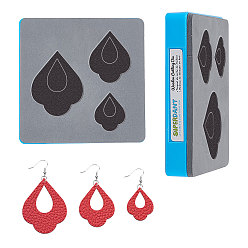 Цветок Резка дерева, Со сталью, для diy scrapbooking / фотоальбом, декоративная тисняющая бумажная карточка, изготовление изделий из кожи, цветочным узором, 100x100x9 мм, 1 шт / комплект