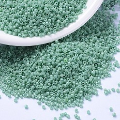 (DB2125) Окрашенный Непрозрачный Морской Опаловый Дуракоат Бусины miyuki delica, цилиндр, японский бисер, 11/0, (db 2125) непрозрачный морской непал, 1.3x1.6 мм, отверстия: 0.8 мм, около 10000 шт / мешок, 50 г / мешок