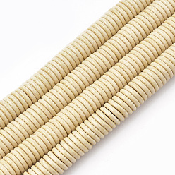 Белый Навахо Природный агат бисер нитей, окрашенные, Heishi бусы, Плоский круглый / диск, навахо белый, 8~8.5x1~1.5 мм, отверстие : 1 мм, 230 шт / нитка, 15.7 дюйм