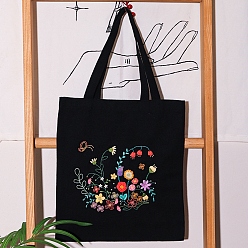 (52) Непрозрачная лаванда Наборы для вышивания своими руками, включая нитки и иглы для вышивки, круглые пяльцы, разноцветные, 390x350 мм