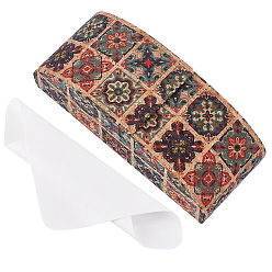 Цветок Чехлы для очков из искусственной кожи, солнцезащитные очки для очков, цветок, 155x61x55 мм