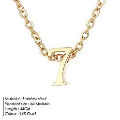 Number 304 подвески-цифры из нержавеющей стали, реальный 14 k позолоченный, число 7, 17.72 дюйм (45 см)