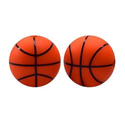 Basketball Пищевые экологически чистые силиконовые бусины, баскетбол, 12 мм