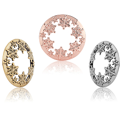 (52) Непрозрачная лаванда Крышки для свечей из цинкового сплава, свечи, банка свечи аксессуары, снежинка узор, плоско-круглые, разноцветные, 81.5x10 мм, внутренний диаметр: 68 мм, 3 цветов, 1 шт / цвет, 3 шт / комплект