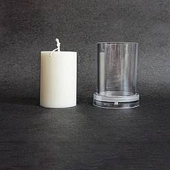 Column Пластиковые формы для свечей, для изготовления ароматических свечей, прозрачные, колонка, 65x65x88 мм