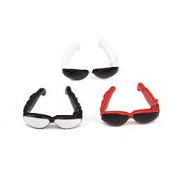 (52) Непрозрачная лаванда Подвески из эмали и сплава, очки прелести, разноцветные, 19x8x15.5 мм, отверстие : 2 мм