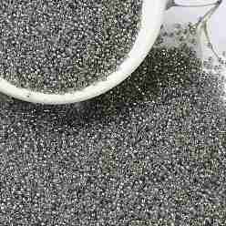 (RR2266) Fancy Lined Ice MIYUKI Round Rocailles Beads, Japanese Seed Beads, (RR2266) Fancy Lined Ice, 15/0, 1.5mm, Hole: 0.7mm, about 5555pcs/bottle, 10g/bottle