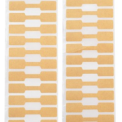 Цвет Древесины Записываемые бумажные бирки, Бумажные теги для дисплея цены ювелирных изделий, с липкими наклейками, деревесиные, 6.7 см