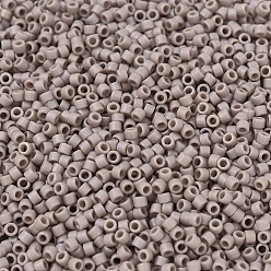 (DB2305) Матовый Непрозрачный Глазированный Бежевый AB Бусины miyuki delica, цилиндр, японский бисер, 11/0, (дБ 2305) матовый матовый глазурованный бежевый, 1.3x1.6 мм, отверстия: 0.8 мм, около 10000 шт / мешок, 50 г / мешок