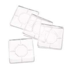Cuadrado Almohadilla de silicona para patas de muebles, para patas de madera de silla, mesa o sofá, plaza, 39x39.5x3 mm