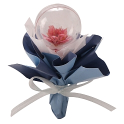 Светло-Вишневый Миниатюрные украшения из сухоцветов, аксессуары для домашнего кукольного домика с микро-ландшафтом, притворяясь опорными украшениями, светло-вишневый, 40x60 мм