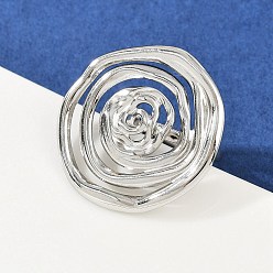Нержавеющая Сталь Цвет 304 палец кольца из нержавеющей стали, вихревые, цвет нержавеющей стали, 31x30.5 мм