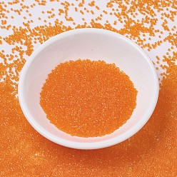 (DB0703) Transparent Orange MIYUKI Delica Beads, Cylinder, Japanese Seed Beads, 11/0, (DB0703) Transparent Orange, 1.3x1.6mm, Hole: 0.8mm, about 2000pcs/bottle, 10g/bottle