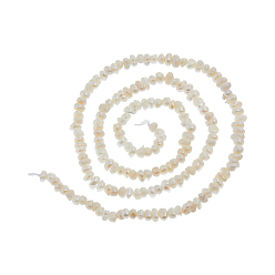 Бежевый 1 нити натуральных культивированных пресноводных жемчужных бусин, картофель, бежевые, 2.5~3 мм, отверстие : 0.5 мм, около 168 шт / нитка, 13.58 дюйм