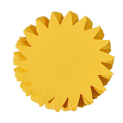 Золотистый 240шт. пустая доска объявлений в форме солнца, оформление класса, золотые, 99~100x0.2 мм