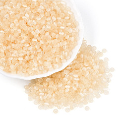 Папайя Оранжевый Бисер из стекла , имитация шарики глаза кота, рондель, papayawhip, 4~4.5x2.5~3 мм, отверстие : 1.2~1.5 мм