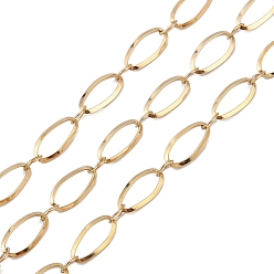 Золотой Ионное покрытие (ip) 304 звенья цепи из нержавеющей стали, пайки, золотые, 9x5x1 мм