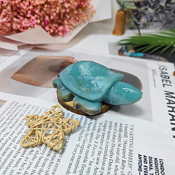 Амазонит Натуральная статуя амазонитовой черепахи, для украшения домашнего дисплея, 110 мм