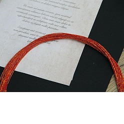 Оранжево-Красный 10шт. шнуры мидзухики из полипропилена, для украшения японских конвертов, карты, оранжево-красный, 35.43 дюйм (90 см)