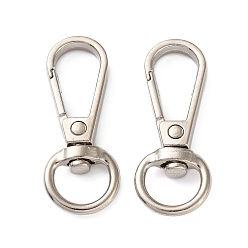 Платина Поворотные шарниры из сплава цинка, платина, 39.5x13x5.5 мм