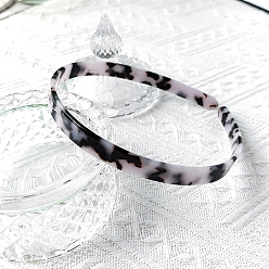 Кокосово-Коричневый Простые ленты для волос из ацетата целлюлозы (смола), аксессуары для волос для женщин девушка, кокосового коричневый, 110 мм