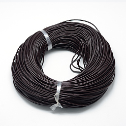 Coconut Brown Spray Painted Cowhide Leather Cords, Coconut Brown, 2.0mm, about 100yards/bundle(300 feet/bundle)